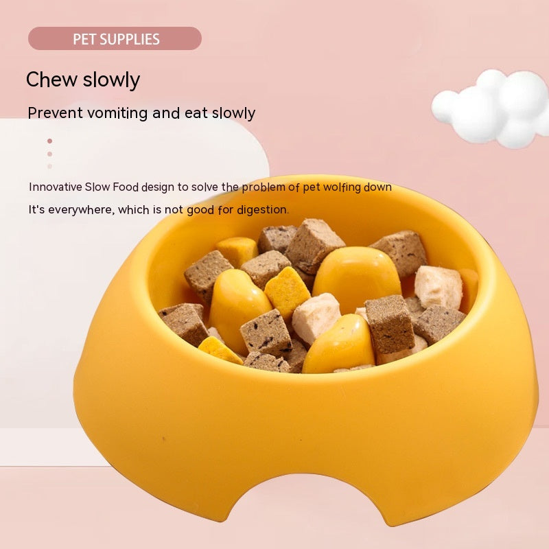 Pet Dog Slow Food Bowl Feeder