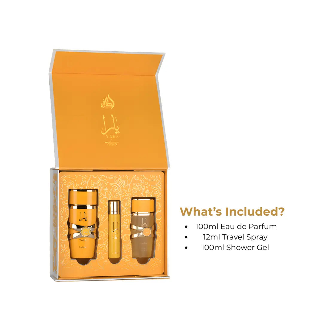 Yara Tous 3 Piece Gift Set for Women Lattafa
