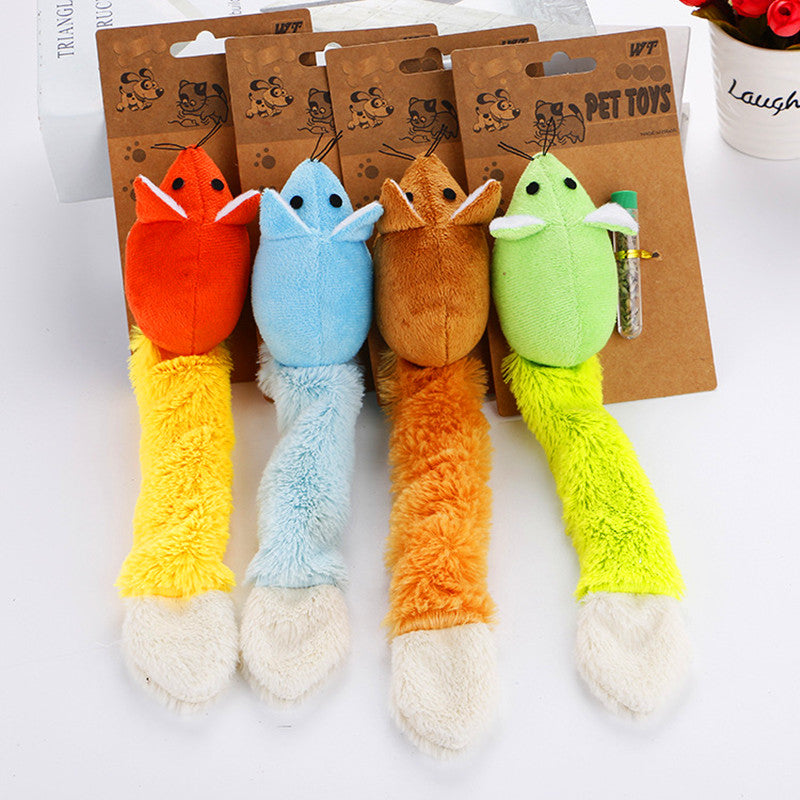Long Tail Mouse Cat Teaster Toys Funny Pet Toys Cat Toys Mouse Trainning Funny Playing Toys Interactive Pets Products
