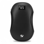 Rechargeable Electric Hand Warmer & Power Bank, 3-Gear Heat, Digital Display, Type-C Fast Charge, 13-Hour Battery, Pocket-Sized, ABS Plastic