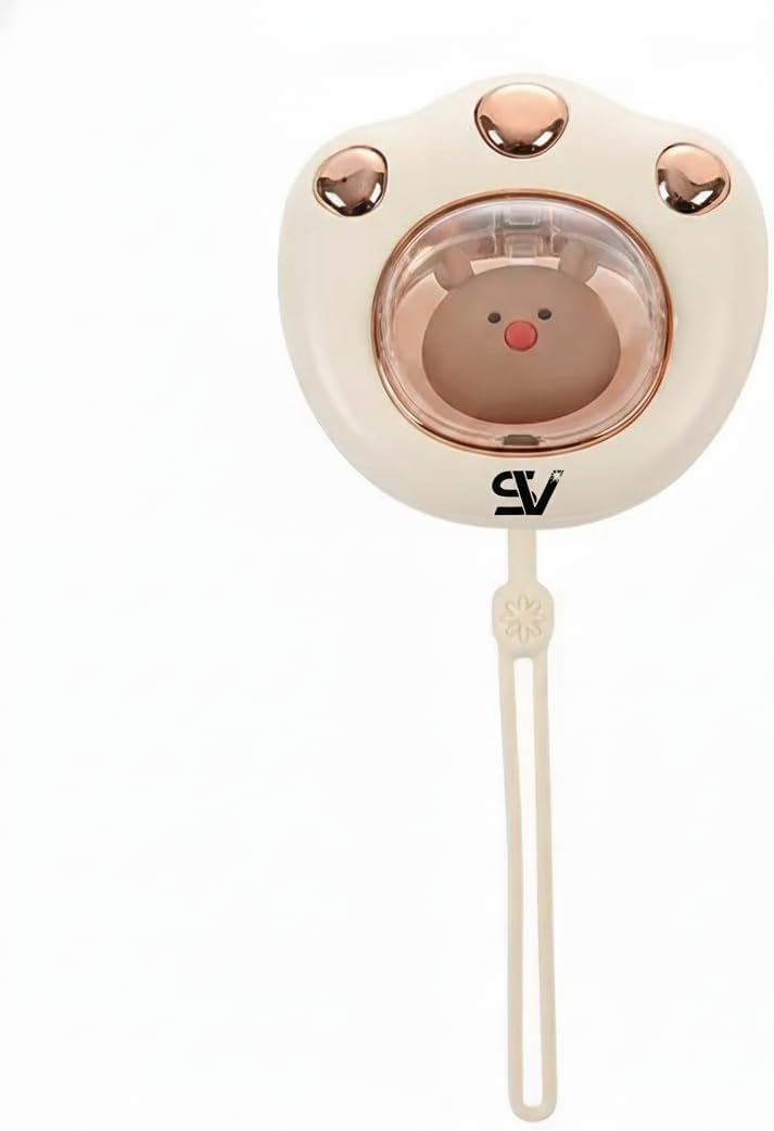 Cute Paw Rechargeable Hand Warmer & Power Bank, 5000mAh Portable Electric Pocket Heater