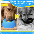Pet Slow Feeder Non-Slip Spherical Dog Licking Bowl Anti-Choking Dog Bowl Lick Toy For Liquid Treats Bone Broth Yogurt