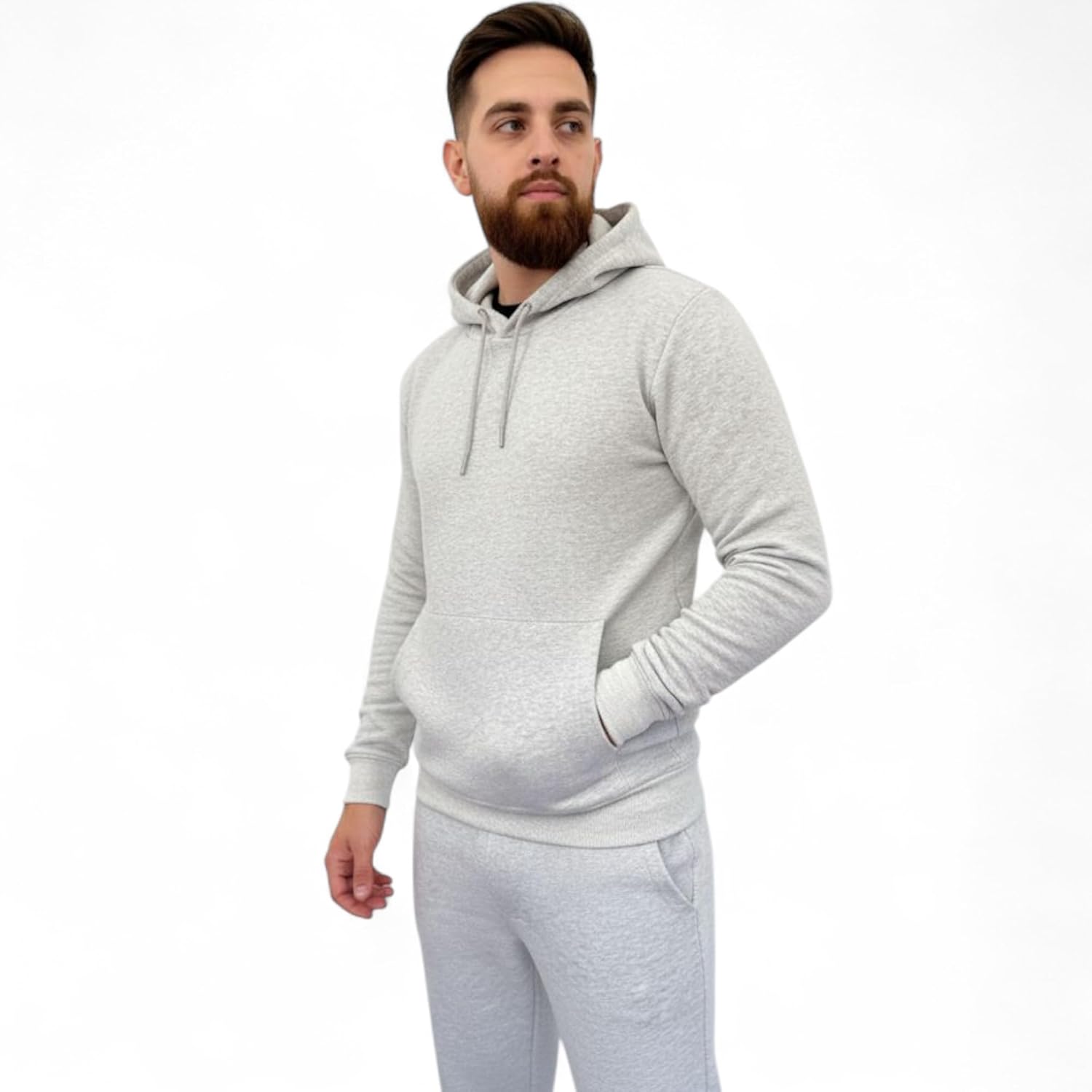 Athletic Addition Men's Matching Tracksuit Set | Hoodie & Joggers 2-Piece Outfit