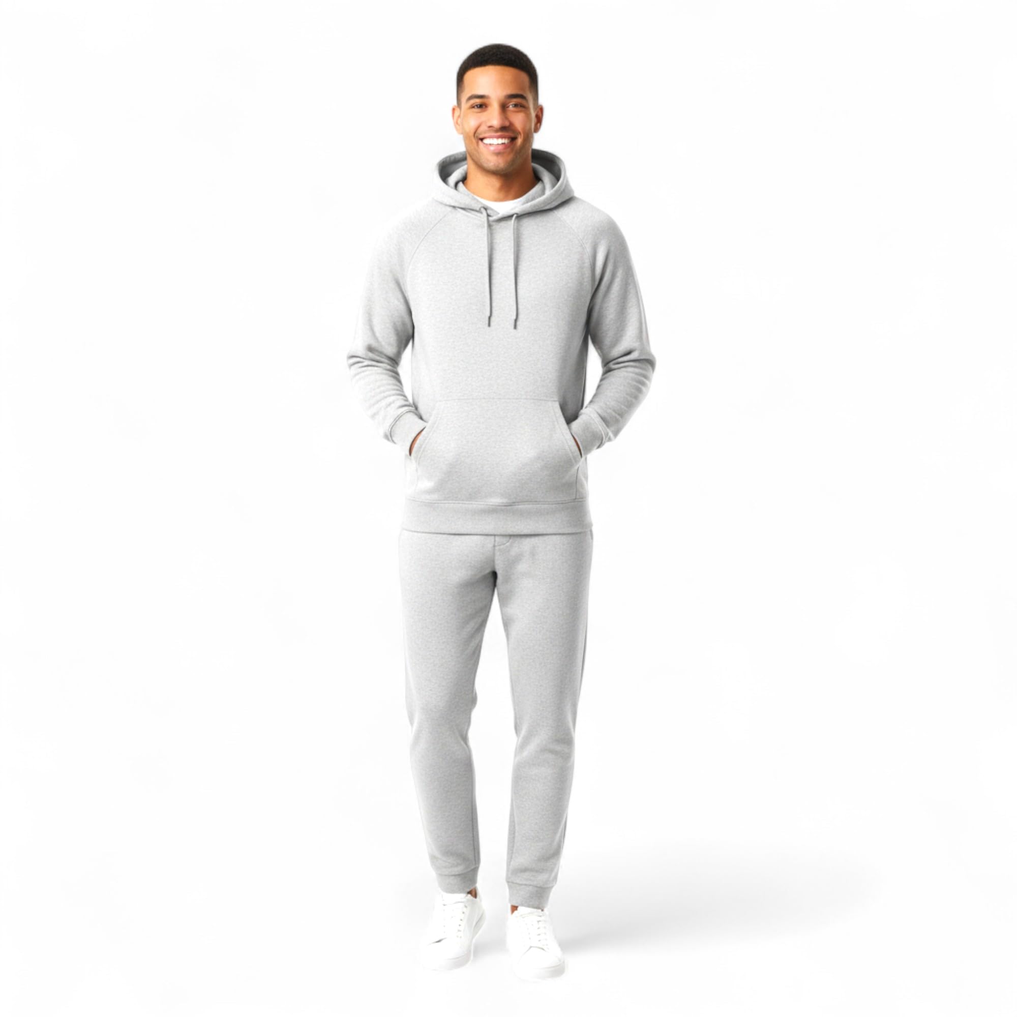 Athletic Addition Men's Matching Tracksuit Set | Hoodie & Joggers 2-Piece Outfit