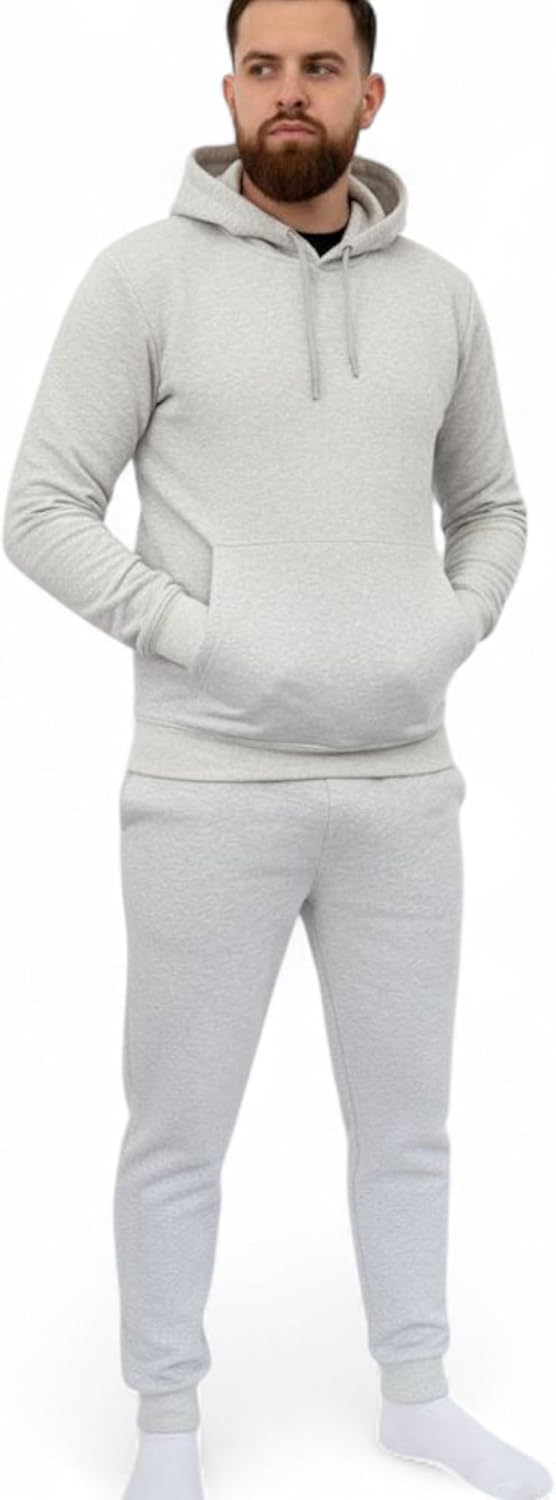 Athletic Addition Men's Matching Tracksuit Set | Hoodie & Joggers 2-Piece Outfit