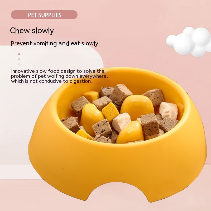 Pet Dog Slow Food Bowl Feeder