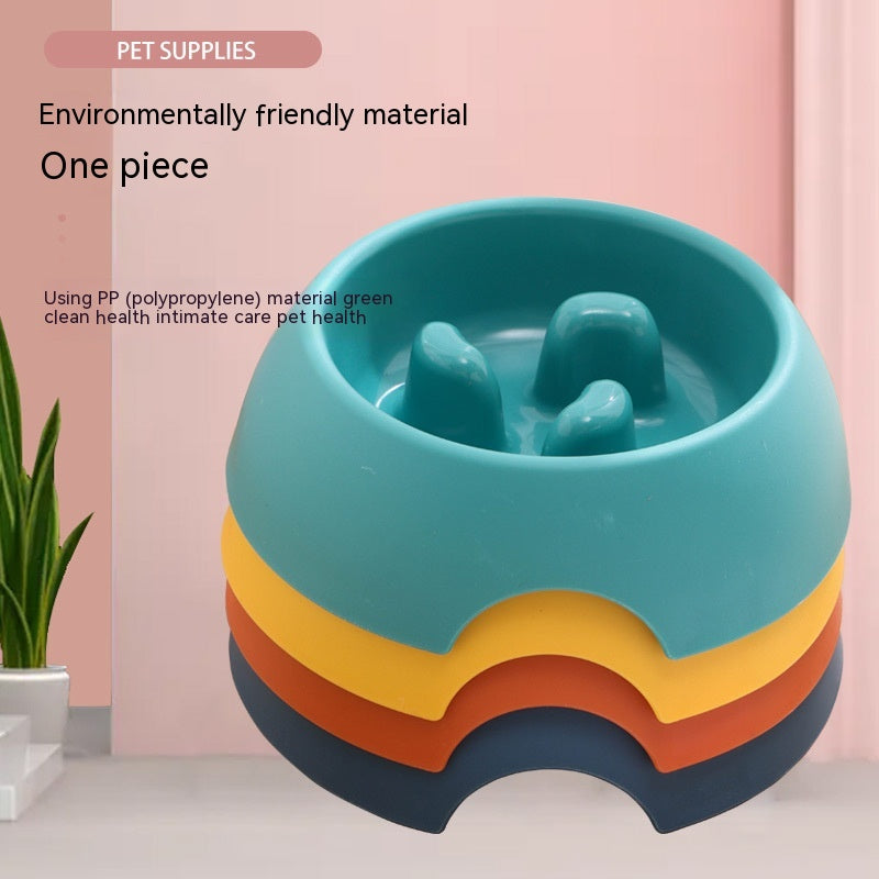 Pet Dog Slow Food Bowl Feeder