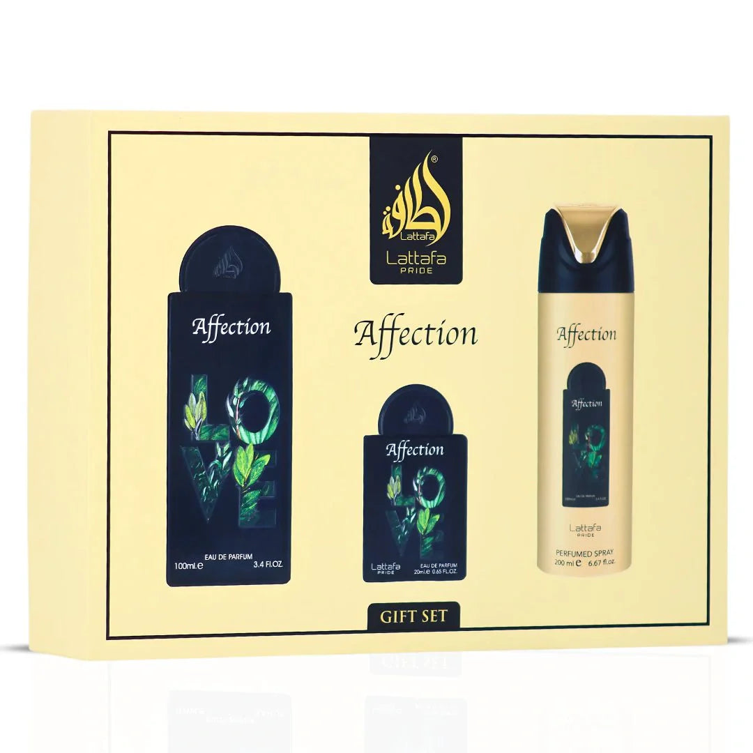 Affection 3-Piece Perfume Gift Set Lattafa Pride