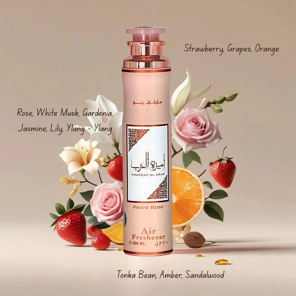 Ameerat Al Arab Prive Rose Air Freshener 300ml Lattafa