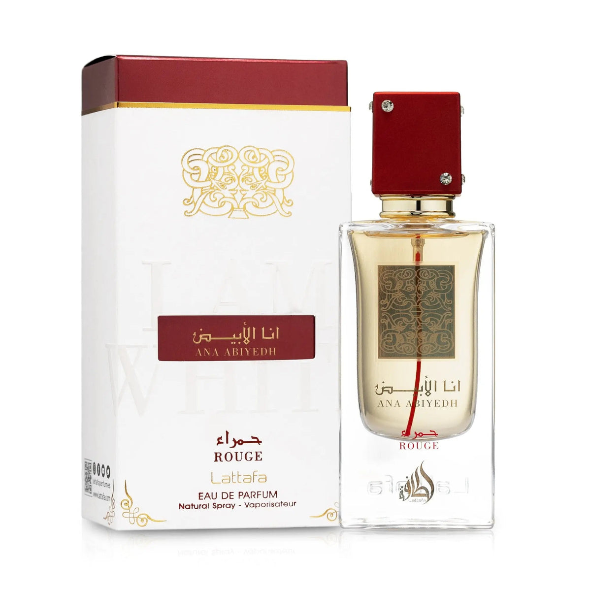 Ana Abiyedh Rouge Perfume 60ml EDP Lattafa