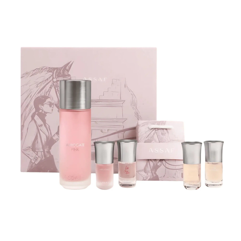 Arrogate Pink Collection Perfume Gift Set Assaf