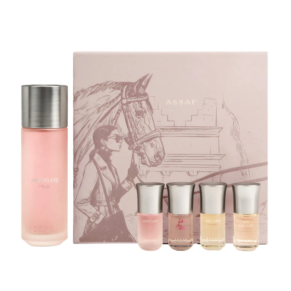 Arrogate Pink Collection Perfume Gift Set Assaf