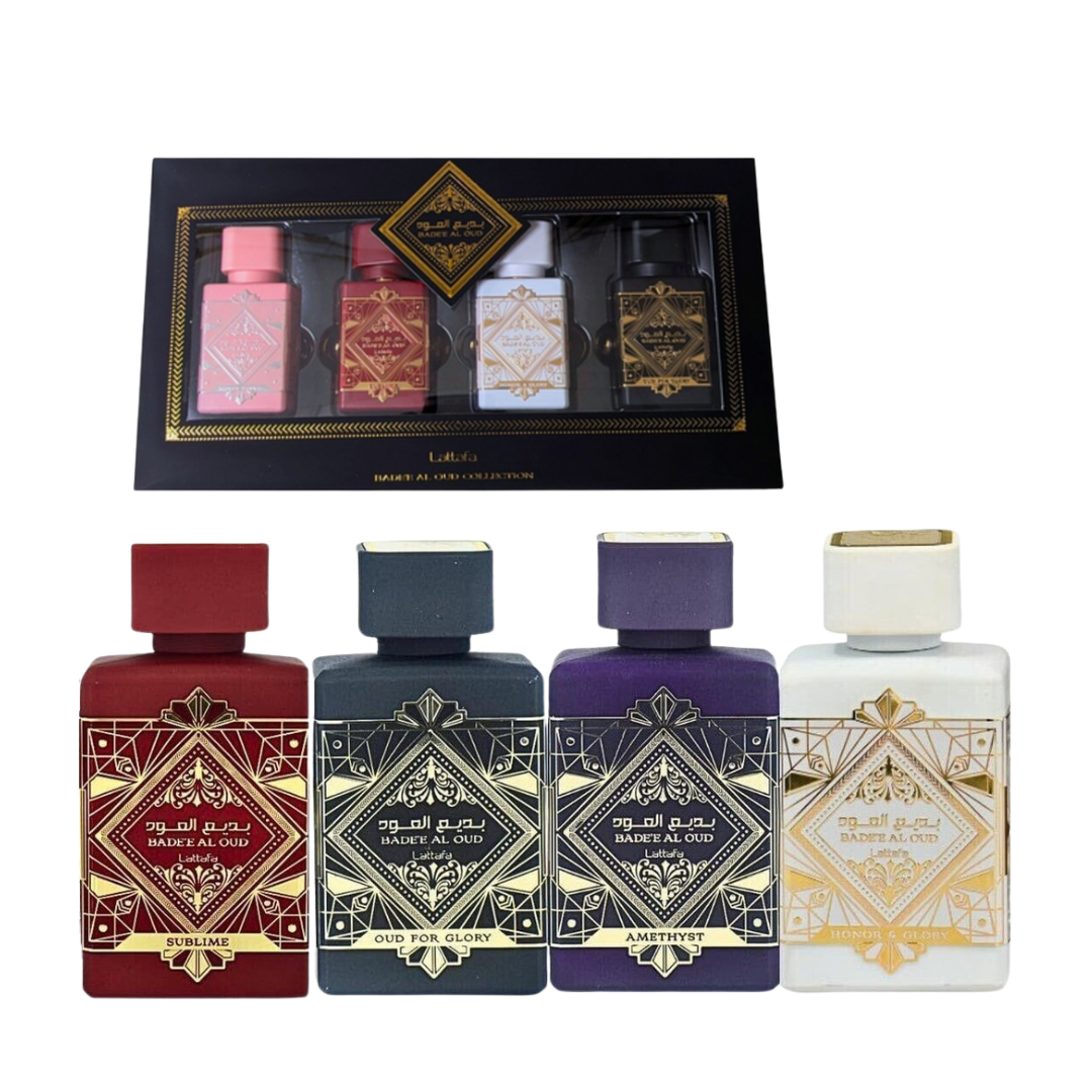 Badee Al Oud Collection Eau de Parfum Gift Set 4x25ml Lattafa