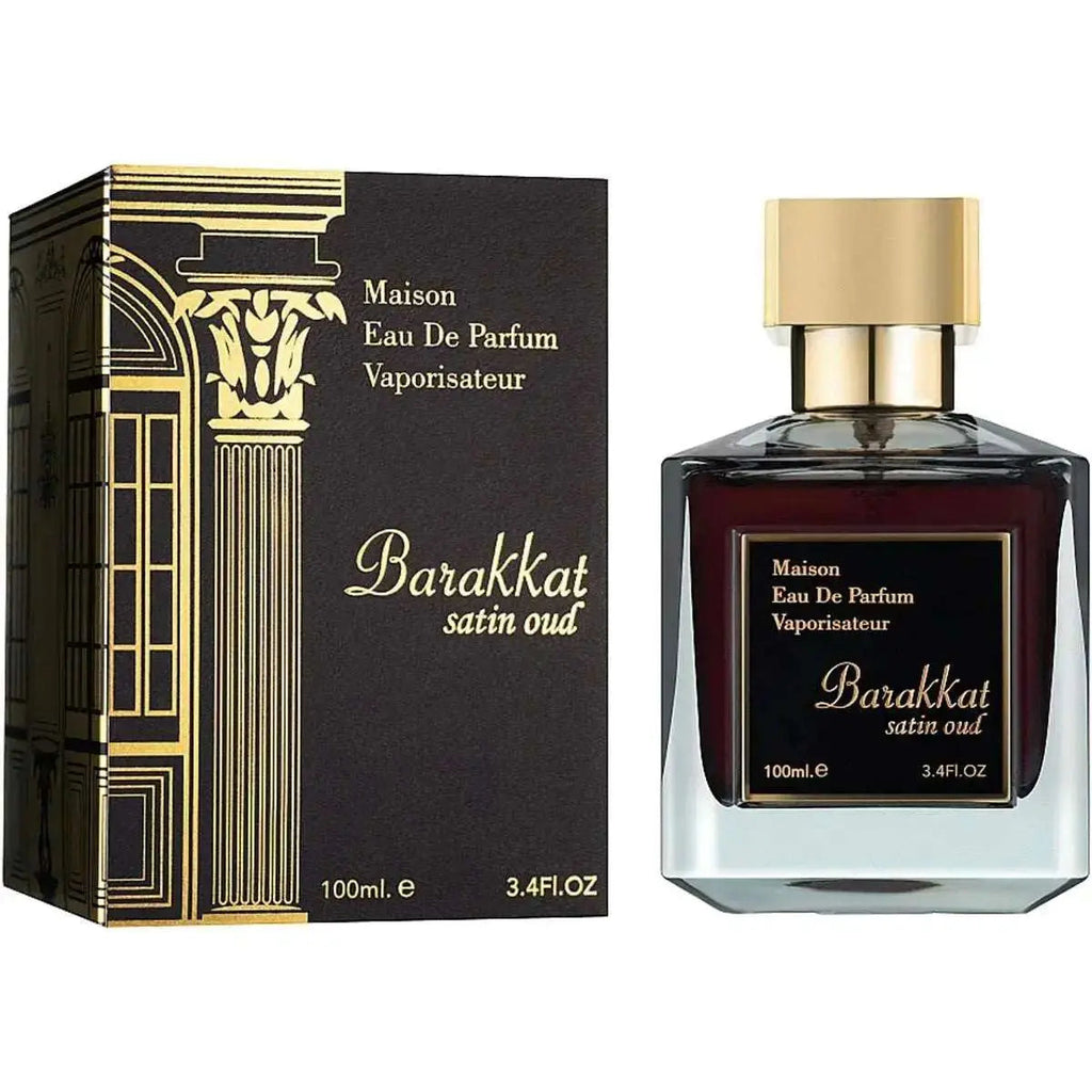 Barakkat Satin Oud Perfume 100ml EDP For Unisex By Fragrance World