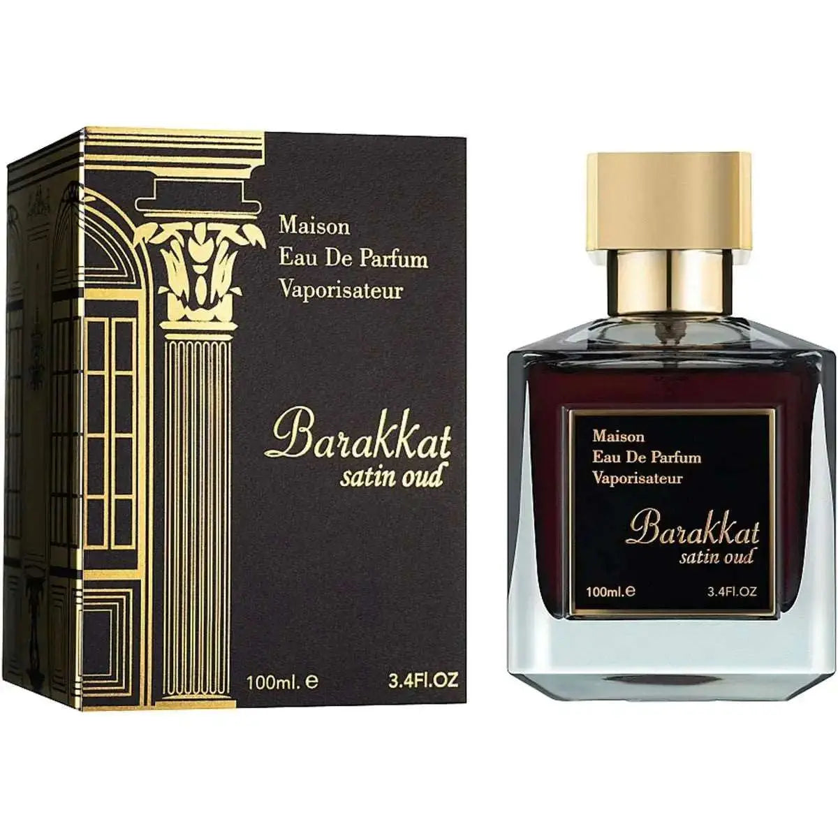 Barakkat Satin Oud Perfume 100ml EDP For Unisex By Fragrance World