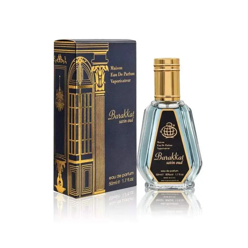 Barakkat Satin Oud Perfume 50ml EDP For Unisex By Fragrance World