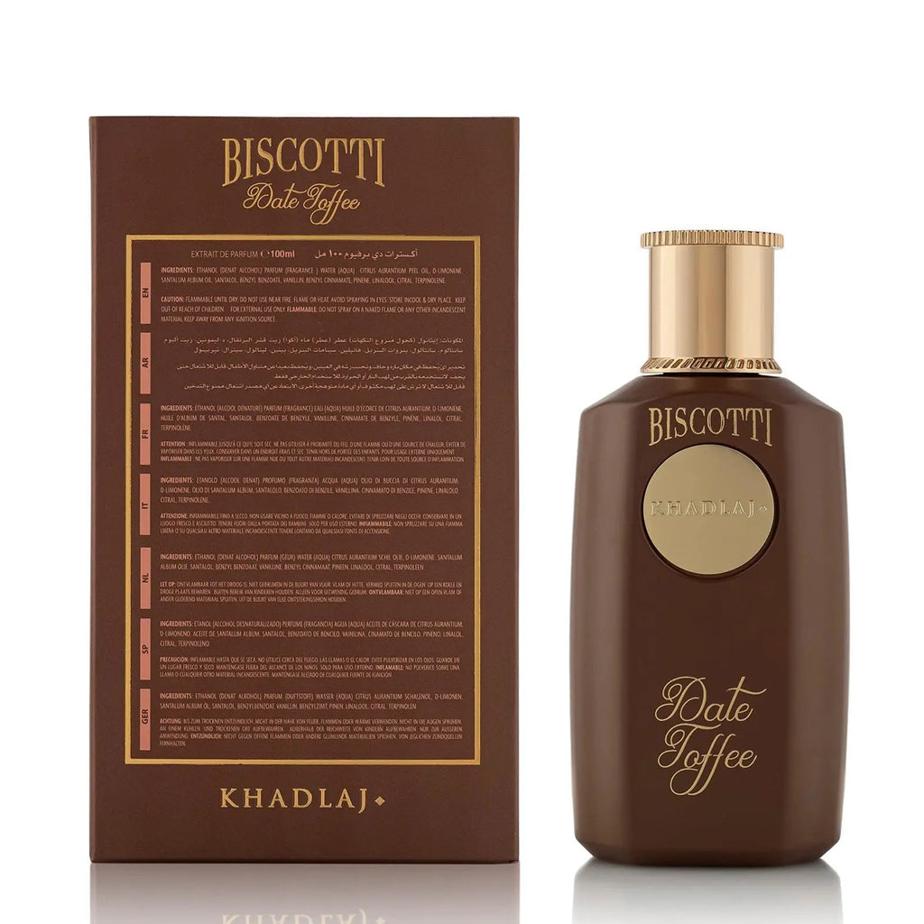 Biscotti Date Toffee Extrait De Parfum 100ml EDP Khadlaj