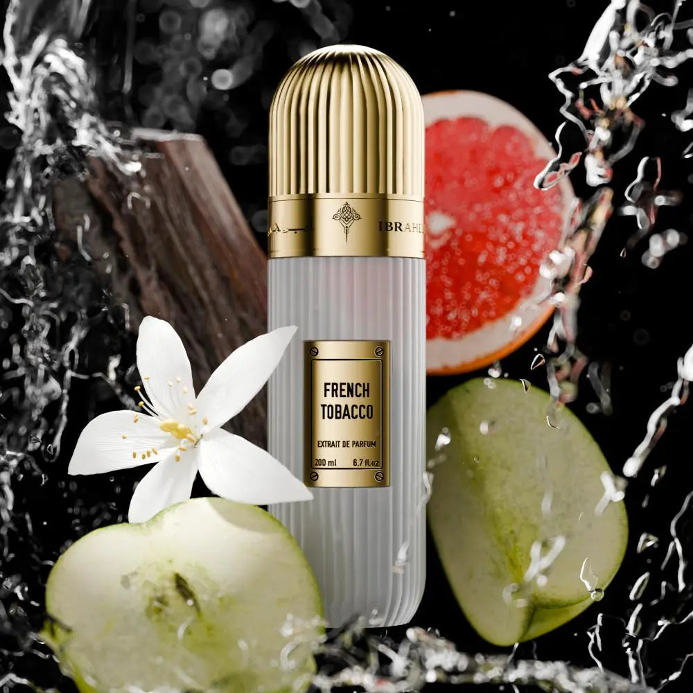 French Tobacco Perfume 100ml Extrait Ibrahim Al Qurashi