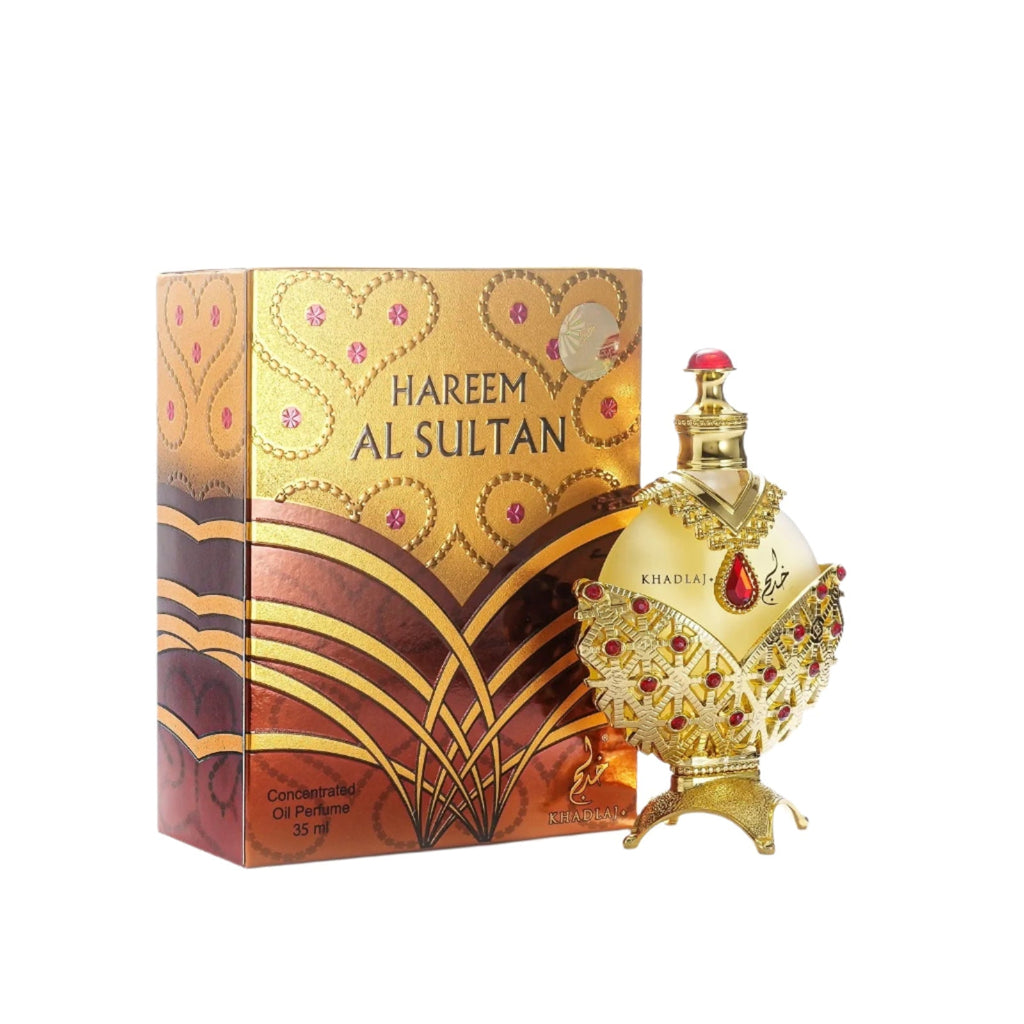Hareem Al Sultan Gold Concentrated Perfume Oil 35ml (Attar) by Khadlaj