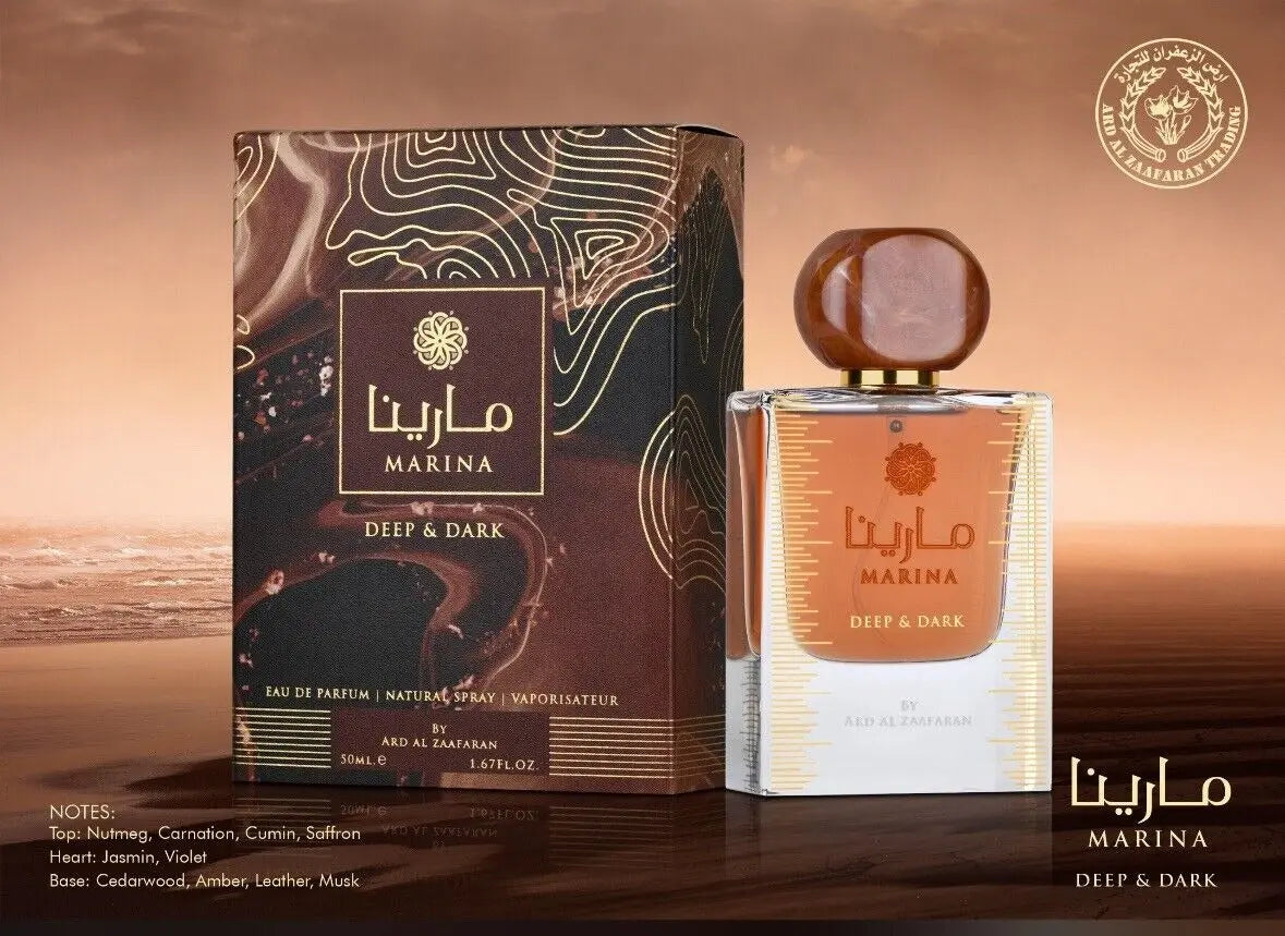 Marina Deep & Dark Perfume 50ml EDP by Ard Al Zaafaran