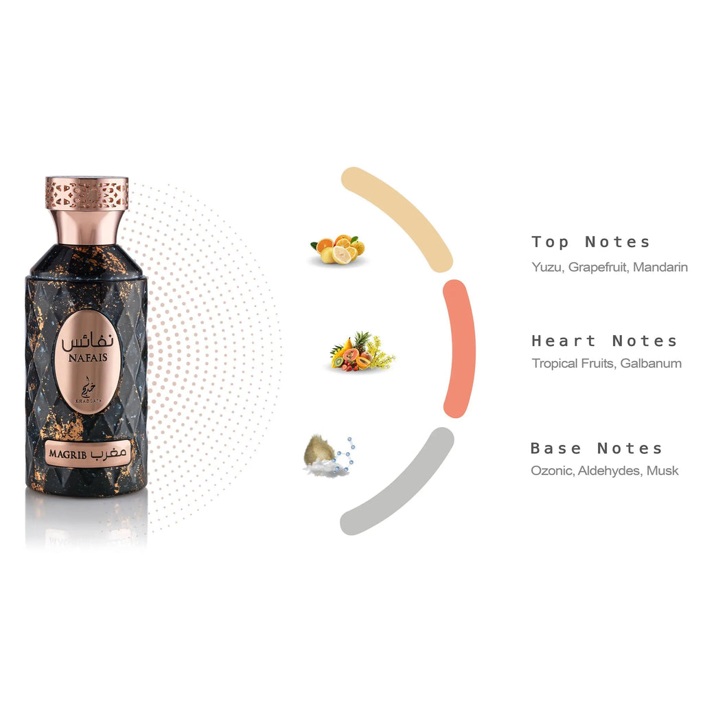 Nafais Magrib Perfume 100ml EDP Khadlaj