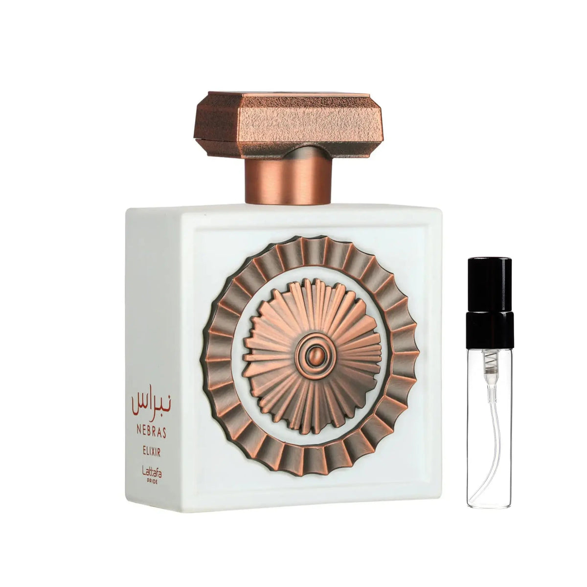 Nebras Elixir Perfume Sample 2ml EDP Lattafa Pride