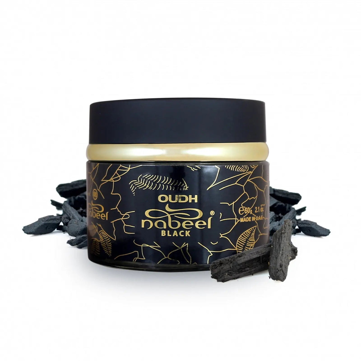 Oudh Nabeel Black Bakhoor Incense 60g Nabeel