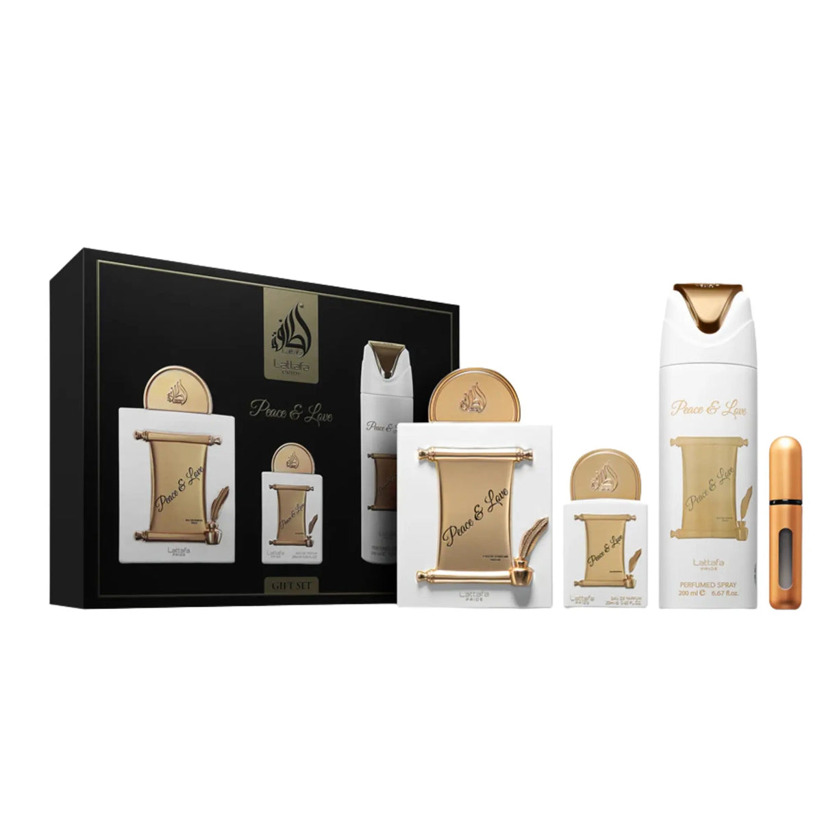 Peace & Love 3 Piece Gift Set Lattafa Pride