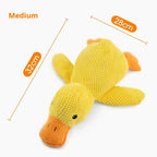 Calming Duck Plush Dog Toy – Stop Boredom & Anxiety | Soft Squeaky Chew Toy for Puppies & Dogs
