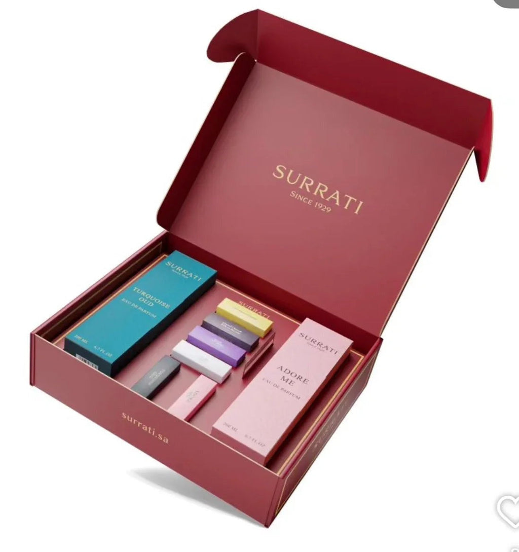 Turquoise Oud & Adore Me Gift Set 200ml x 2 Surrati