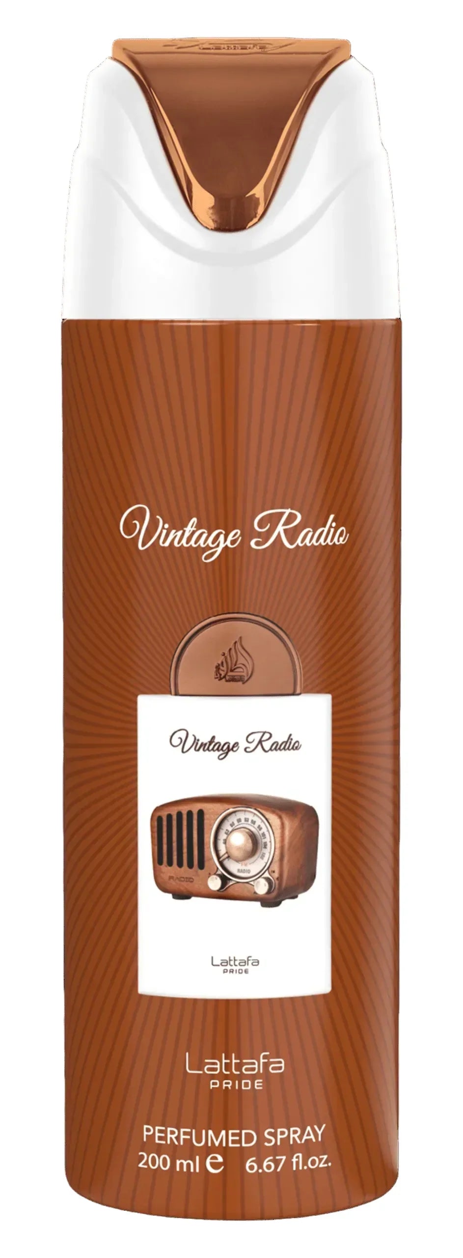 Vintage Radio Body Spray 200ml Lattafa Pride