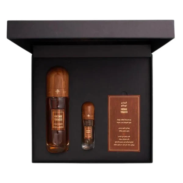 Vintage Tobacco Extrait de Parfum Set Ibraheem Al Qurashi