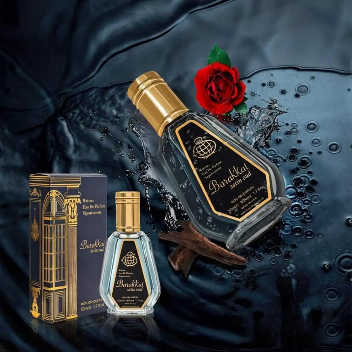 Barakkat Satin Oud Perfume 50ml EDP Fragrance World
