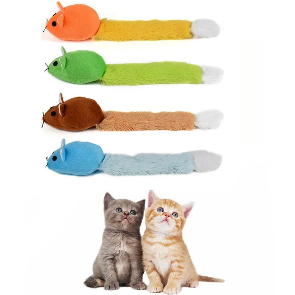 Long Tail Mouse Cat Teaster Toys Funny Pet Toys Cat Toys Mouse Trainning Funny Playing Toys Interactive Pets Products