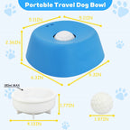 Pet Slow Feeder Non-Slip Spherical Dog Licking Bowl Anti-Choking Dog Bowl Lick Toy For Liquid Treats Bone Broth Yogurt